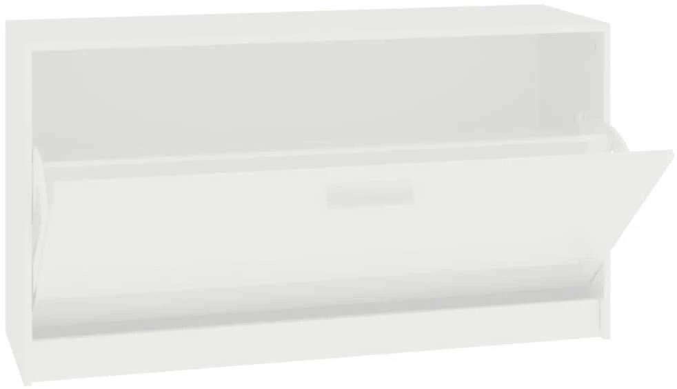 Suoliukas batams, baltas, 80x24x45cm, mediena, blizgus