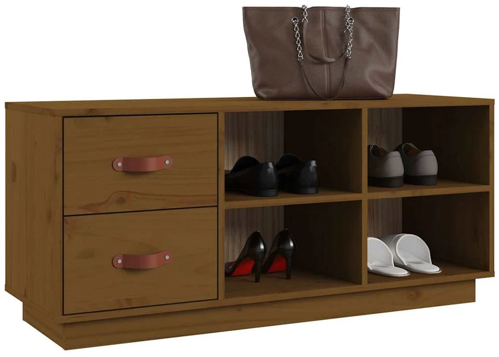 Suoliukas batams, medaus rudas, 100x34x45cm, pušies masyvas