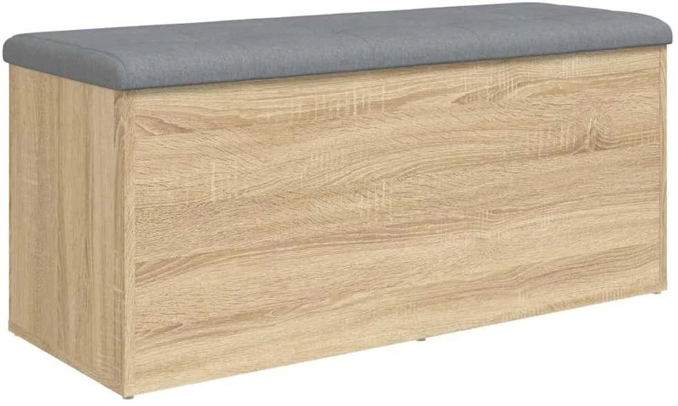 Suoliukas-daiktadėžė, ąžuolo, 102x42x45cm, apdirbta mediena