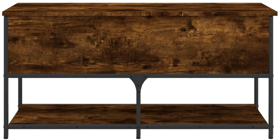 Suoliukas-daiktadėžė, dūminis, 100x42,5x47cm, apdirbta mediena