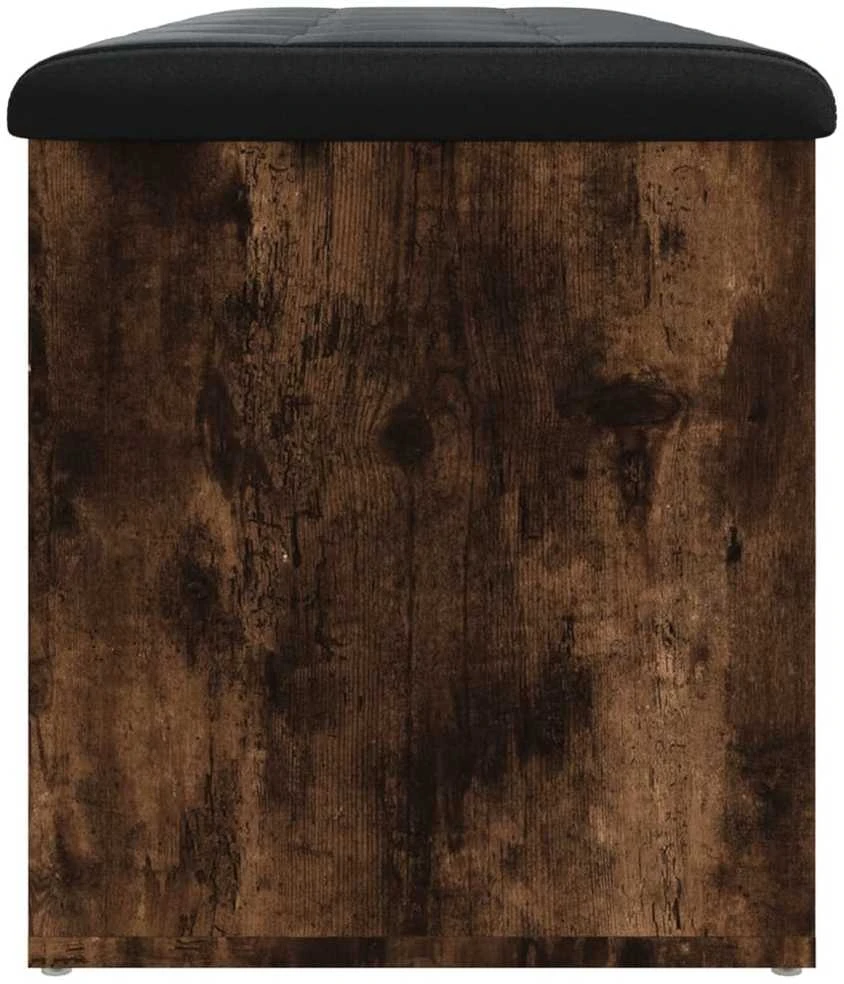 Suoliukas-daiktadėžė, dūminis, 102x42x45cm, apdirbta mediena
