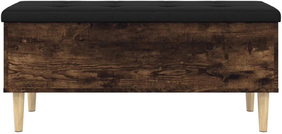 Suoliukas-daiktadėžė, dūminis, 102x42x46cm, apdirbta mediena