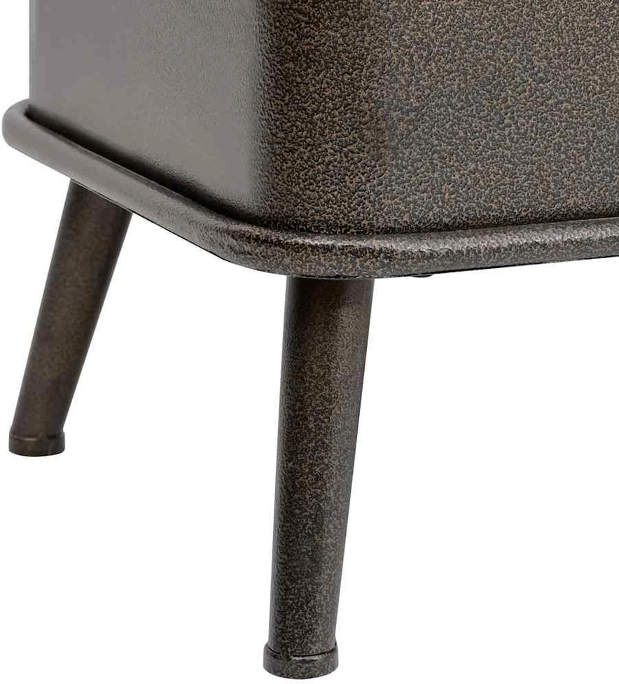 Suoliukas-daiktadėžė su atlošu, juodas, 110cm, dirbtinė oda
