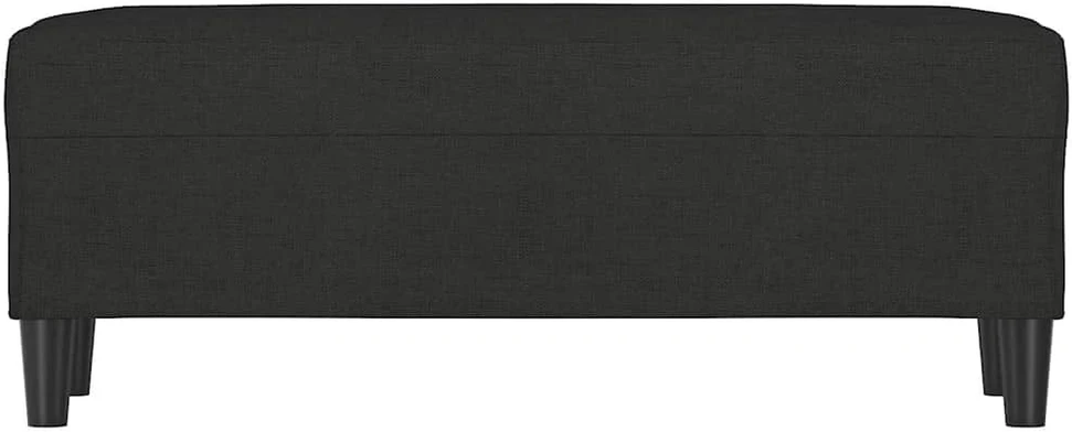 Suoliukas, juodos spalvos, 100x35x41cm, audinys