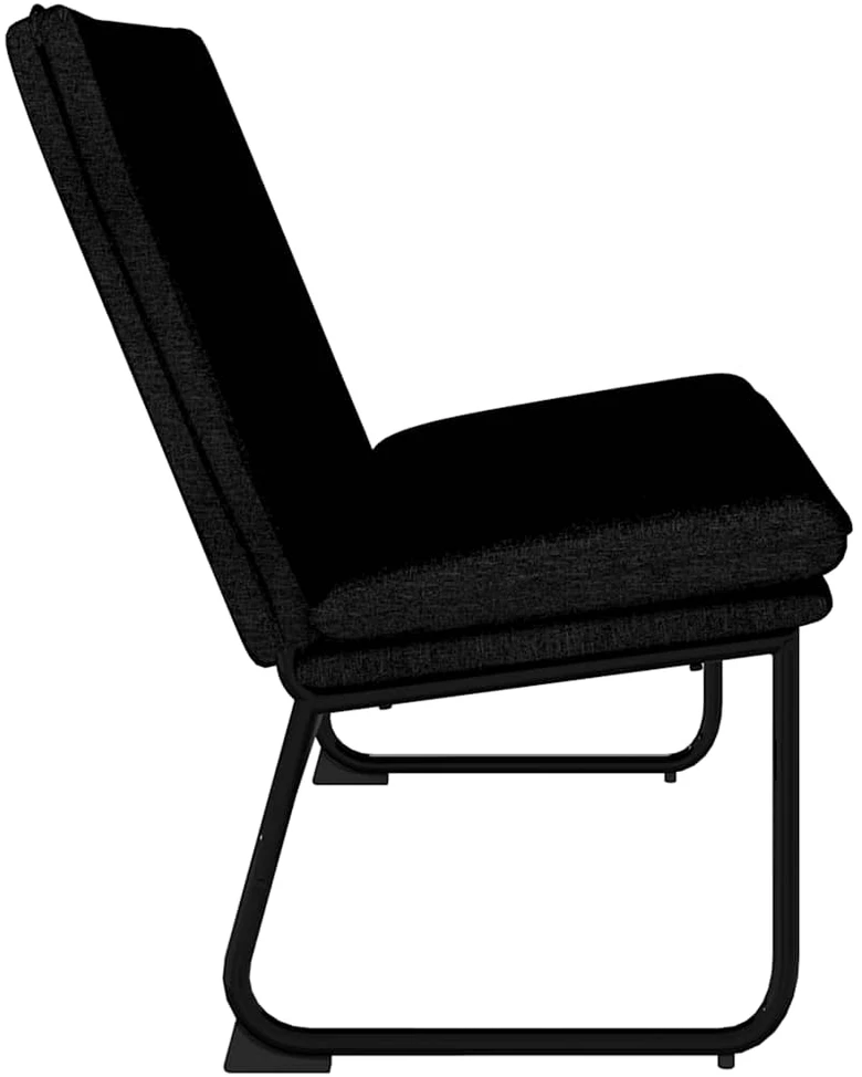 Suoliukas, juodos spalvos, 100x75x76cm, audinys