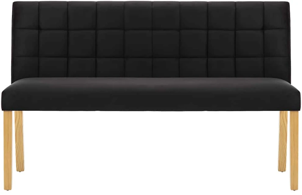 Suoliukas, juodos spalvos, 140cm, aksomas