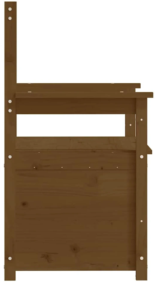 Suoliukas, medaus rudas, 112,5x51,5x96,5cm, pušies masyvas