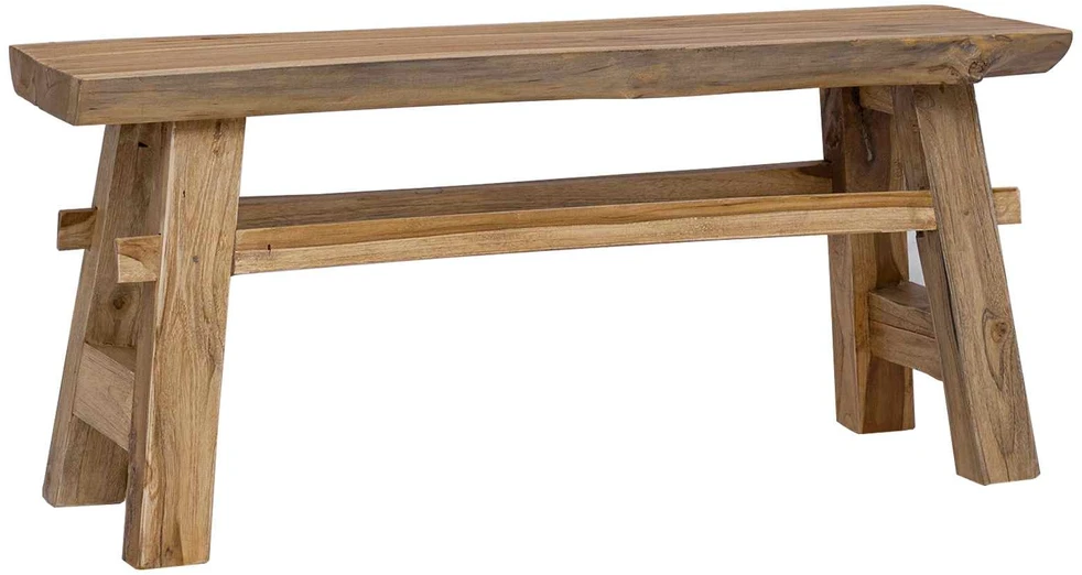 suoliukas Natūrali 100 x 29 x 43,5 cm Kieto teka medžio