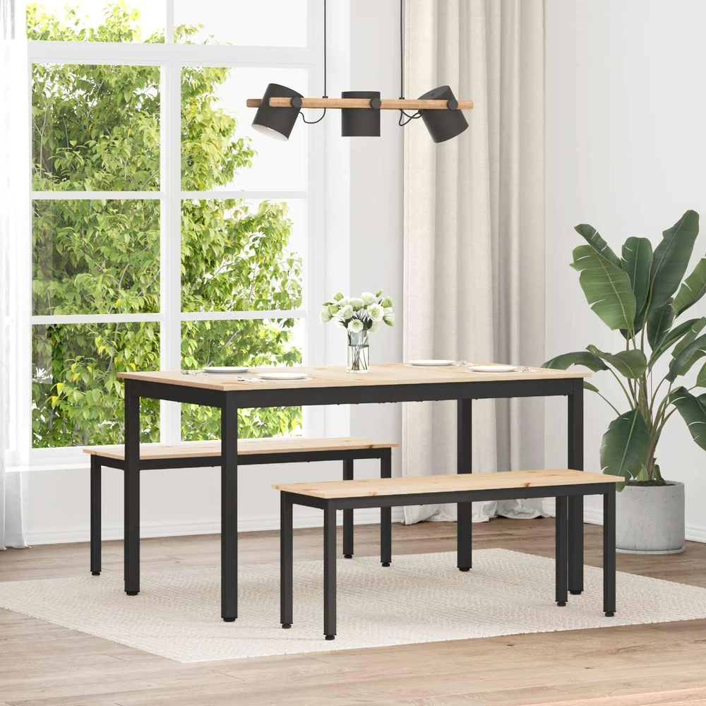suoliukas Natūrali 110 x 35 x 45 cm Kietos pušies mediena