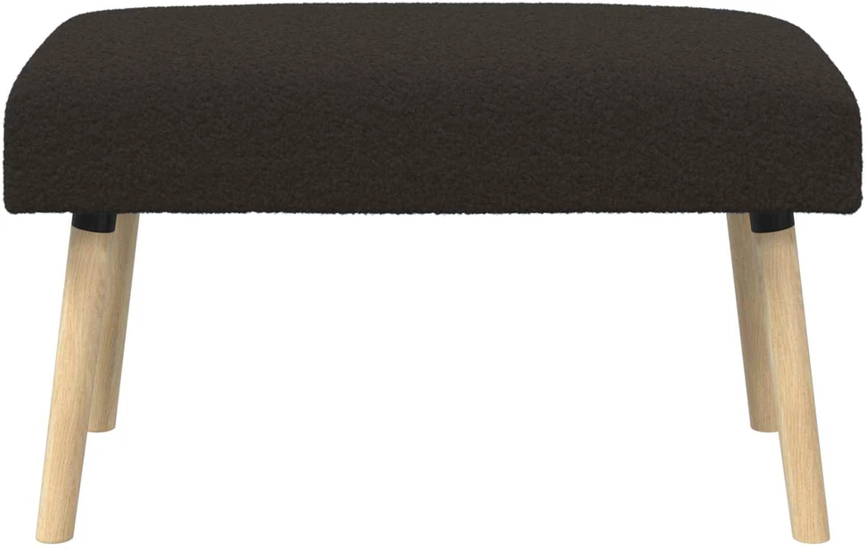 suoliukas Paprastas Juoda 80 x 40 x 46 cm Bouclé