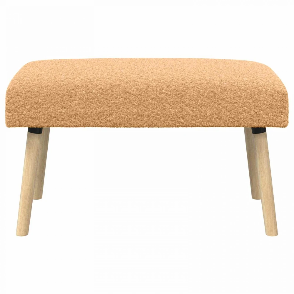 suoliukas Paprastas Smėlio 80 x 40 x 46 cm Bouclé