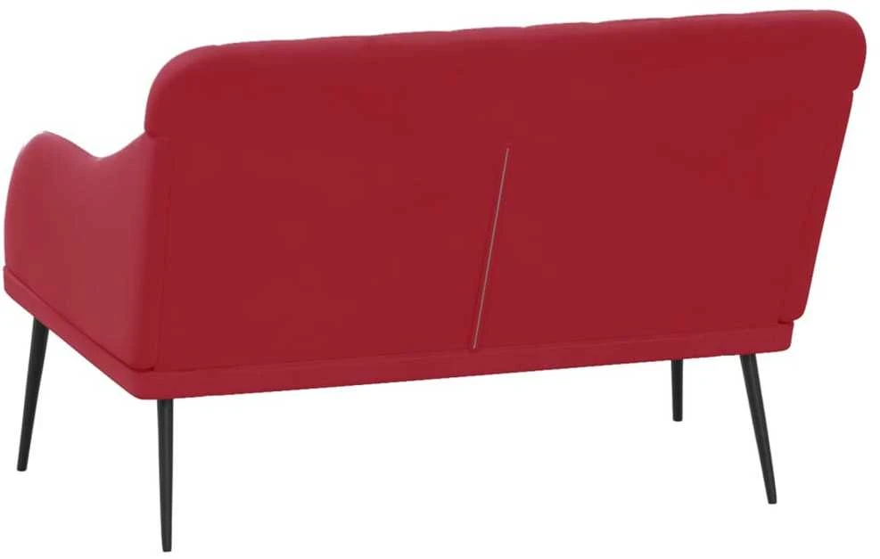 Suoliukas, raudonojo vyno spalvos, 110x76x80cm, aksomas