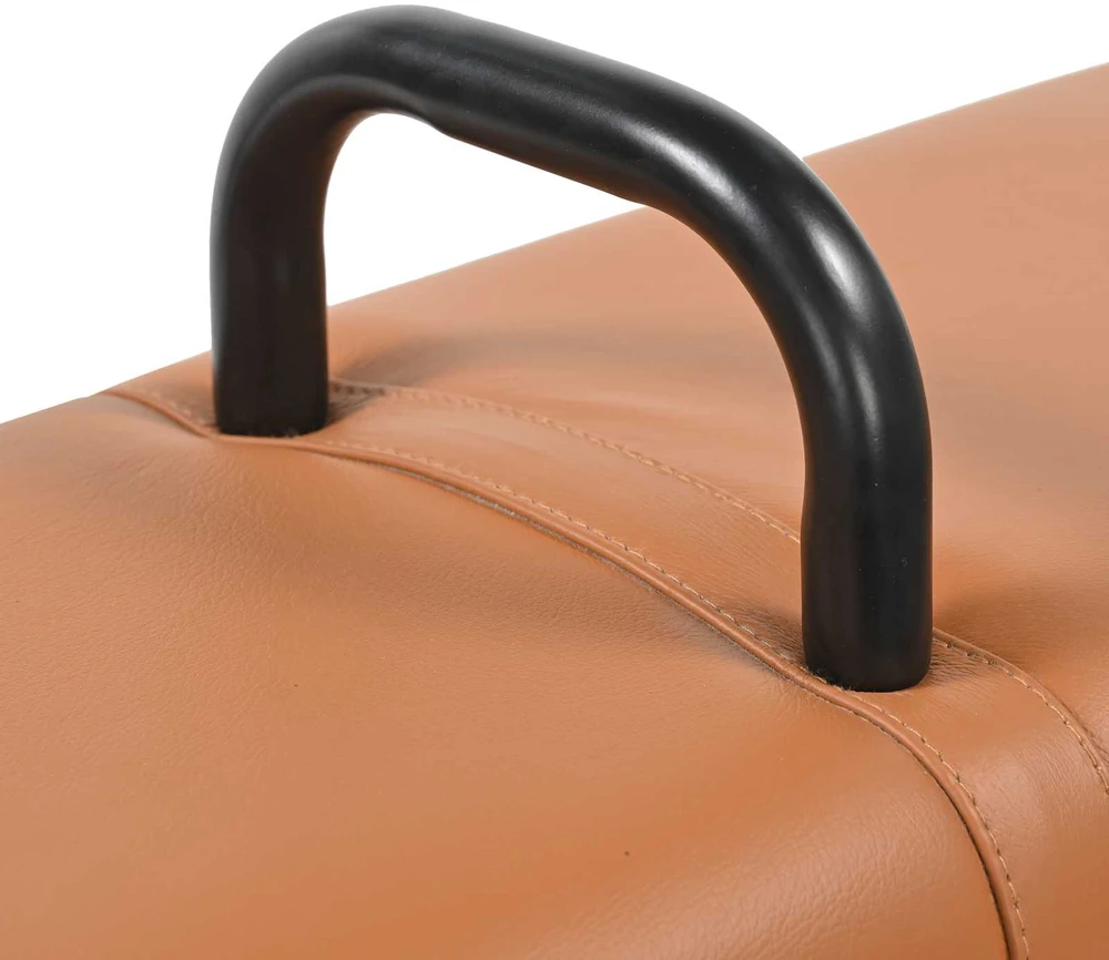 suoliukas Ruda 110 x 30 x 45 cm Tikra oda