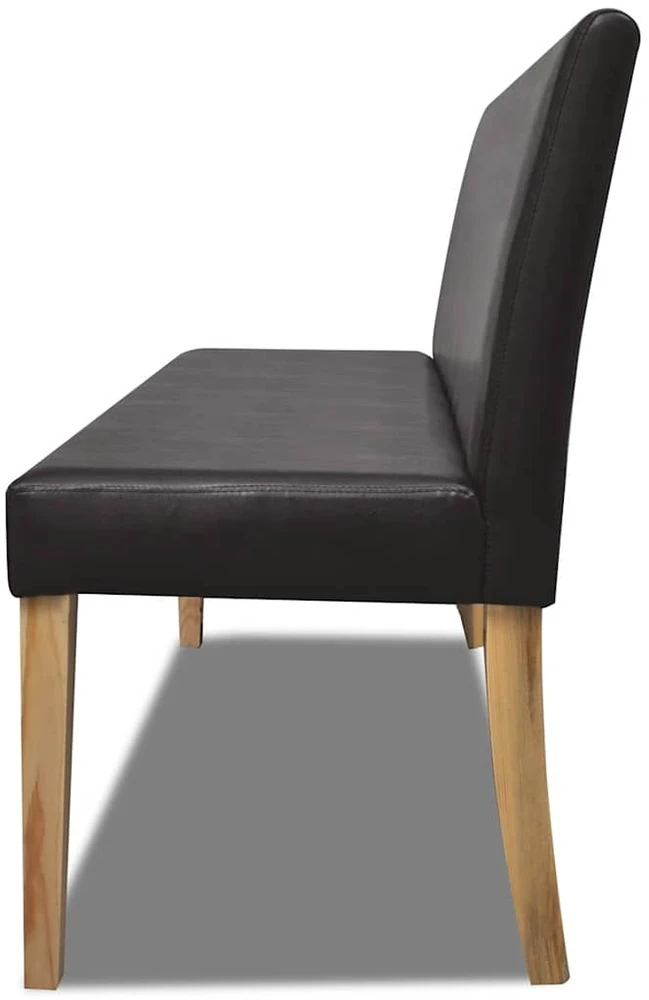 Suoliukas, rudas, 139,5cm, tamsus rudas, dirbtinė versta oda
