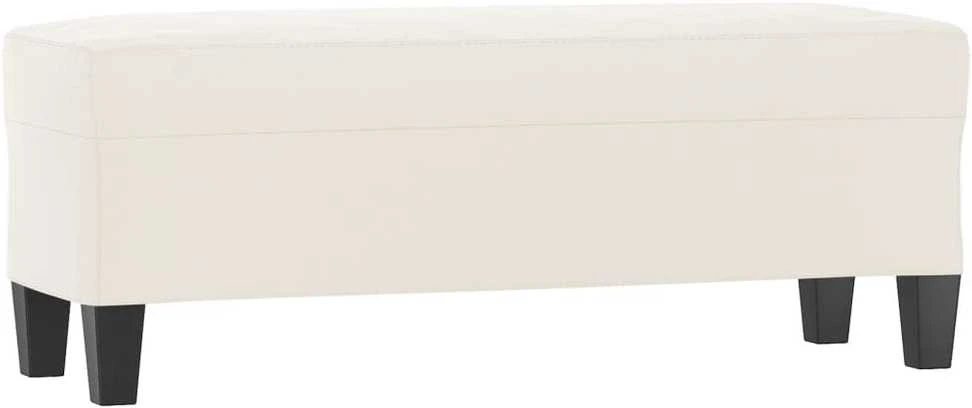 Suoliukas, smėlio spalvos, 100x35x41cm, mikropluošto audinys