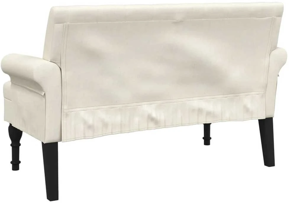 Suoliukas su atlošu, 120x62x75,5cm, linas