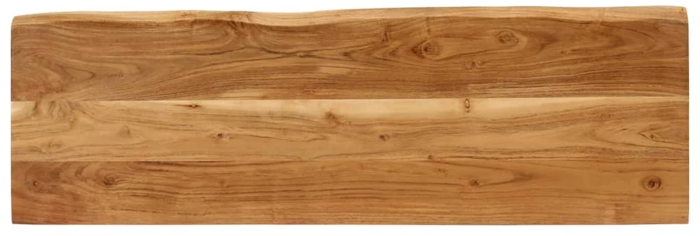 Suoliukas su gyvu kraštu, 105cm, akacijos medienos masyvas