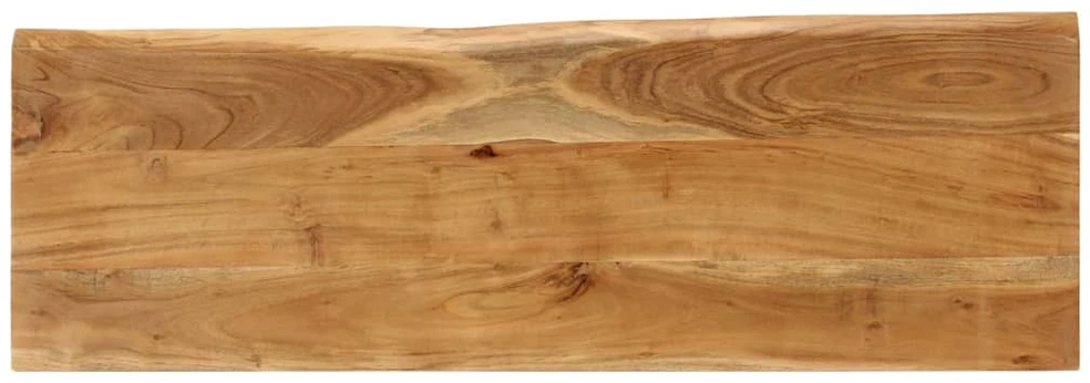Suoliukas su gyvu kraštu, 105cm, akacijos medienos masyvas