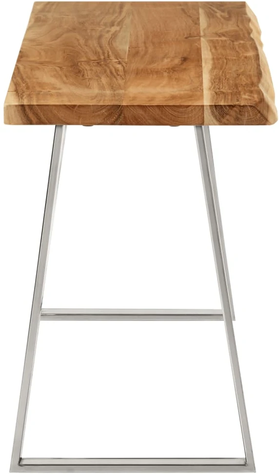 Suoliukas su gyvu kraštu, 105cm, akacijos medienos masyvas