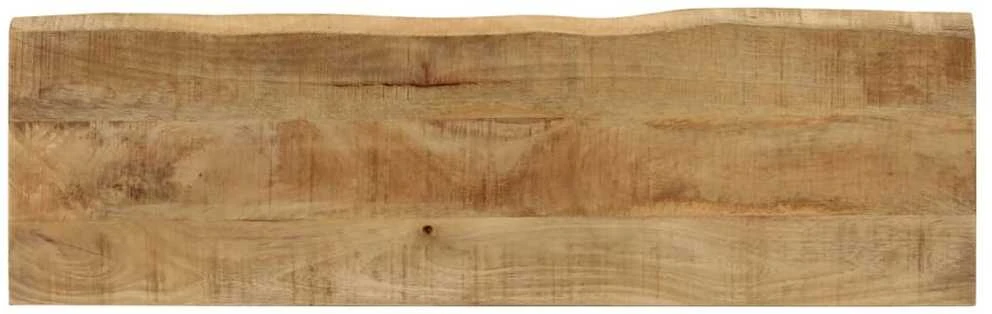 Suoliukas su gyvu kraštu, 105cm, mango medienos masyvas