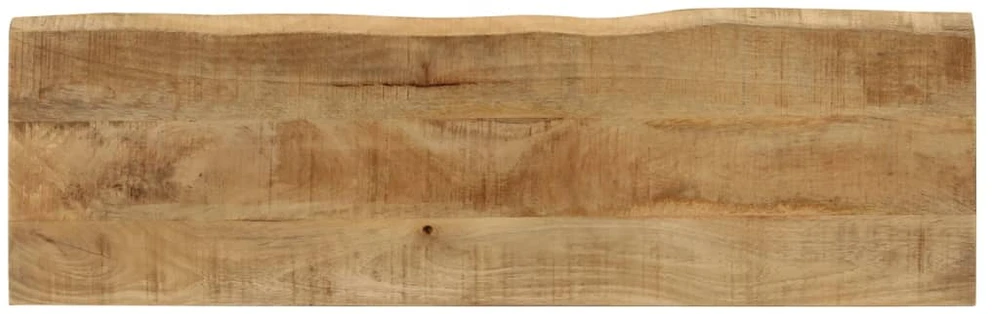 Suoliukas su gyvu kraštu, 105cm, mango medienos masyvas
