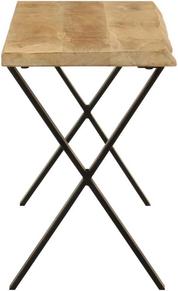 Suoliukas su gyvu kraštu, 105cm, mango medienos masyvas