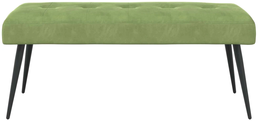 Suoliukas su mygtukų įsiuvais Šviesiai žalia 110 x 40 x 46 cm