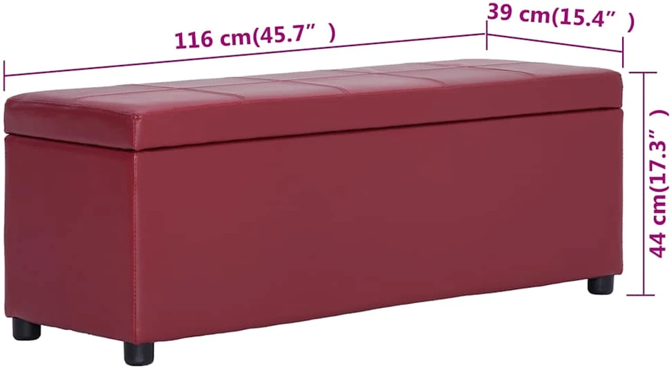 Suoliukas su skyr. daiktams, raud. vyn. sp., 116cm, dirbt. oda