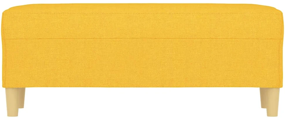 Suoliukas, šviesiai geltonos spalvos, 100x35x41cm, audinys