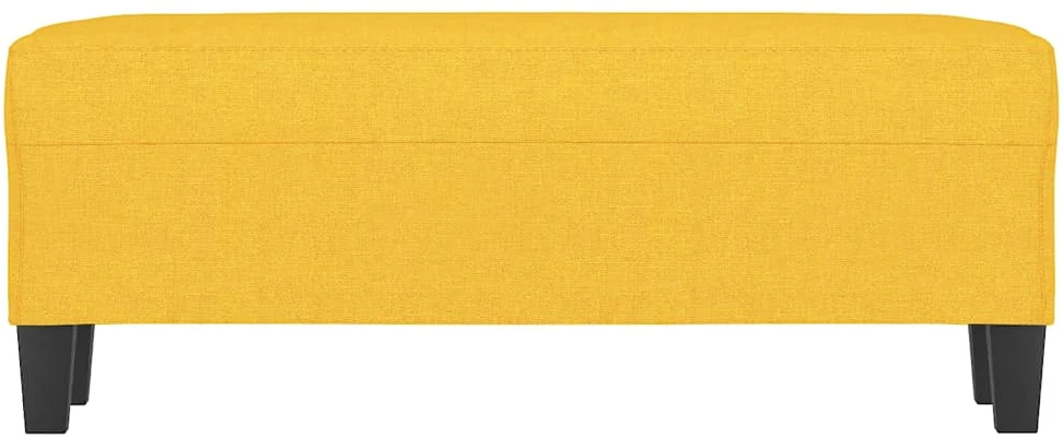Suoliukas, šviesiai geltonos spalvos, 100x35x41cm, audinys