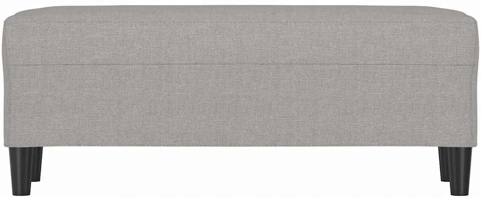 Suoliukas, šviesiai pilkos spalvos, 100x35x41cm, audinys