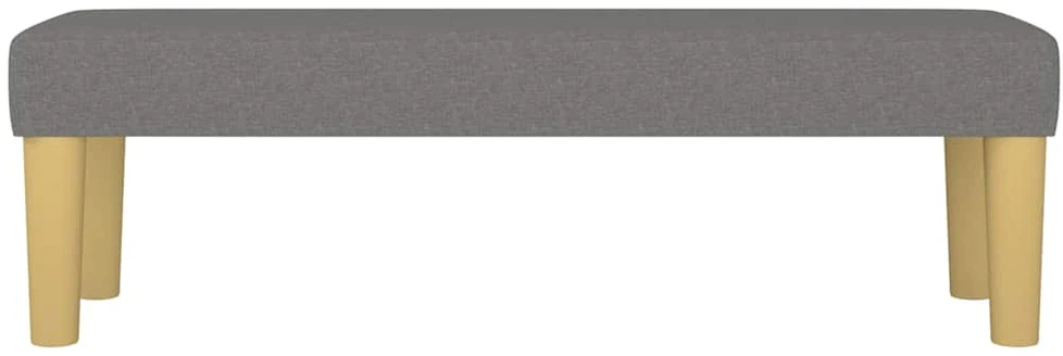 Suoliukas, tamsiai pilkos spalvos, 100x30x30cm, audinys