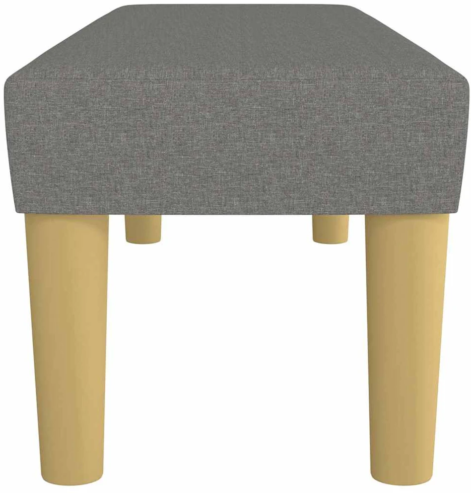 Suoliukas, tamsiai pilkos spalvos, 100x30x30cm, audinys