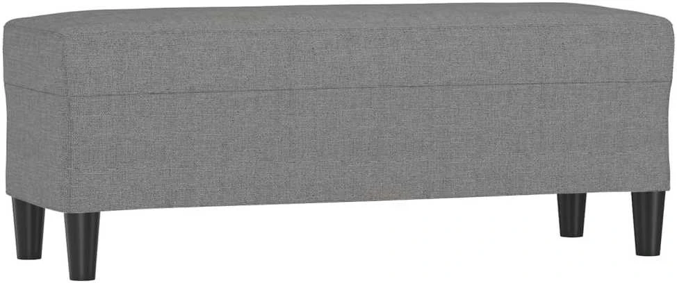 Suoliukas, tamsiai pilkos spalvos, 100x35x41cm, audinys