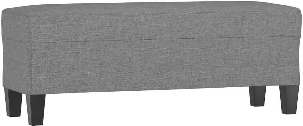 Suoliukas, tamsiai pilkos spalvos, 100x35x41cm, audinys