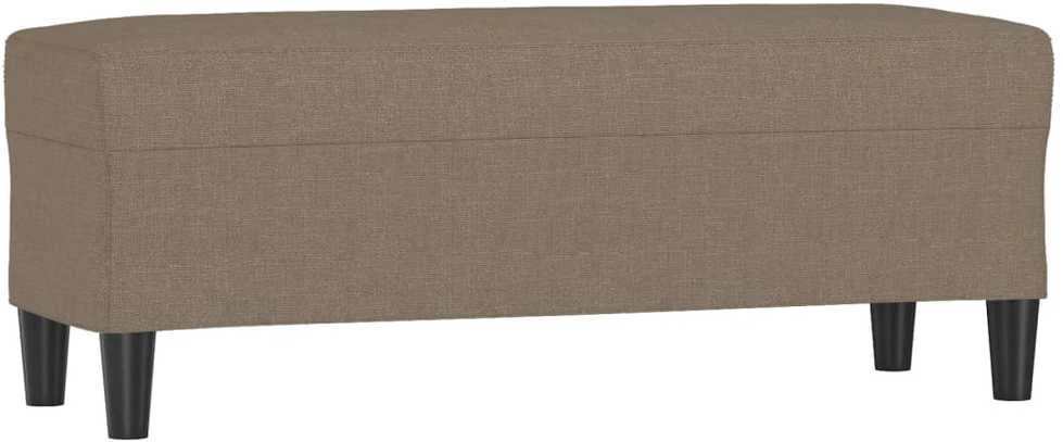 Suoliukas, taupe spalvos, 100x35x41cm, audinys