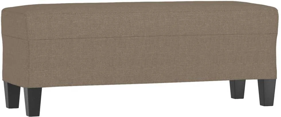 Suoliukas, taupe spalvos, 100x35x41cm, audinys