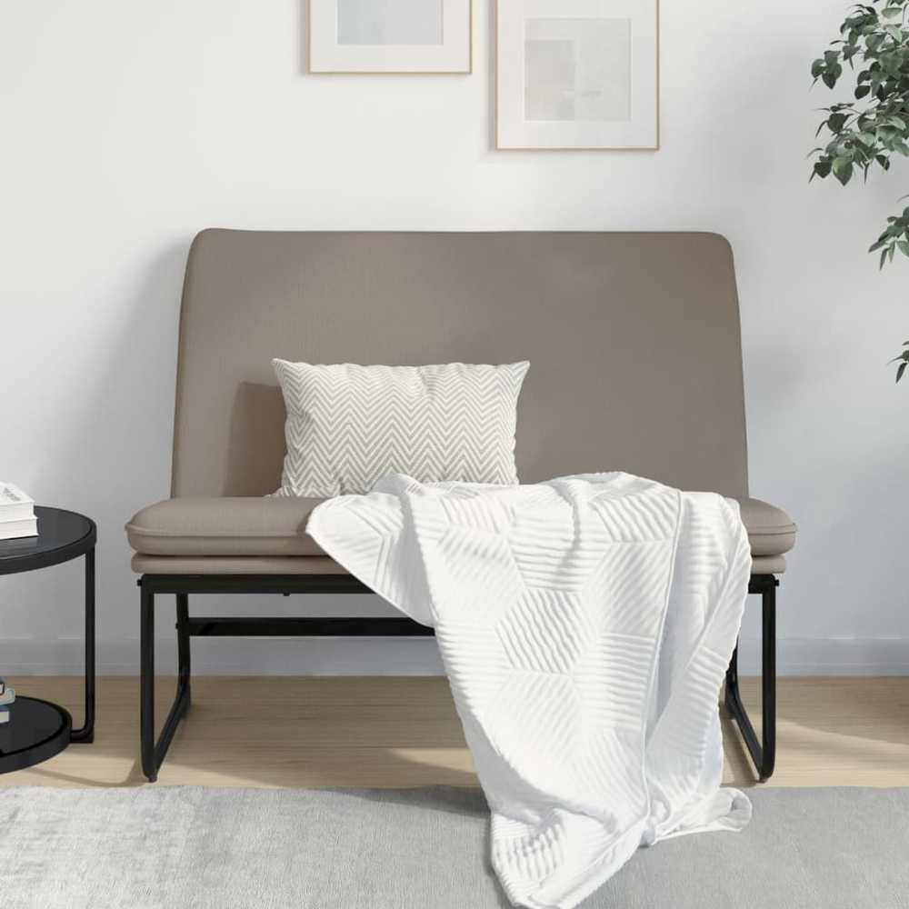 Suoliukas, taupe spalvos, 100x75x76cm, audinys