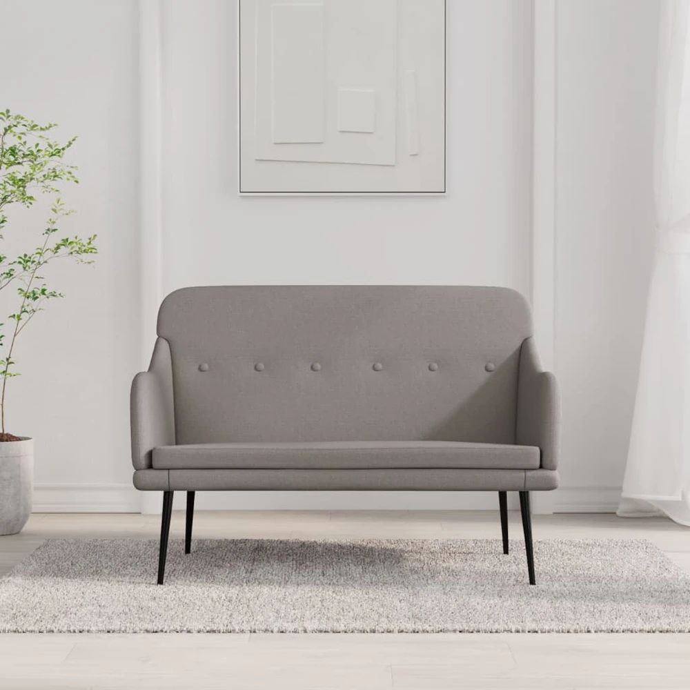 Suoliukas, taupe spalvos, 110x76x80cm, audinys