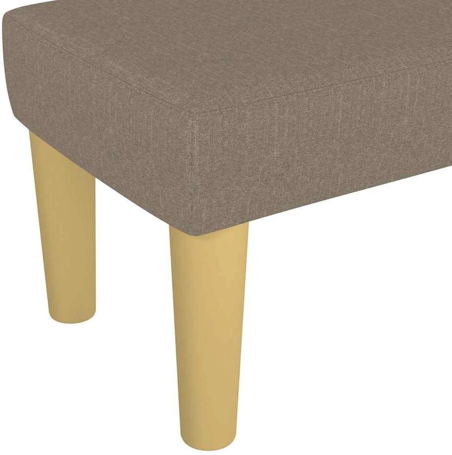 Suoliukas, taupe spalvos, 70x30x30cm, audinys