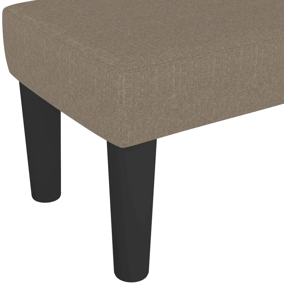 Suoliukas, taupe spalvos, 70x30x30cm, audinys