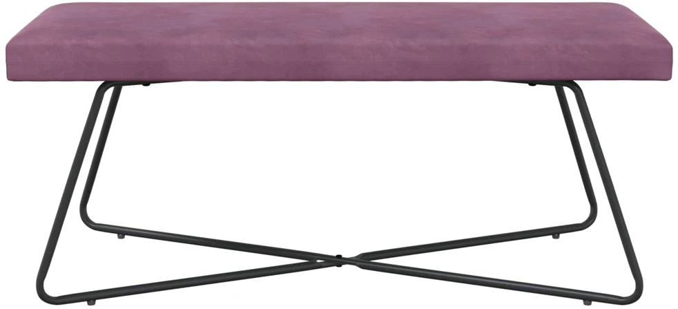 suoliukas Violetinė 110 x 40 x 45 cm Aksomas