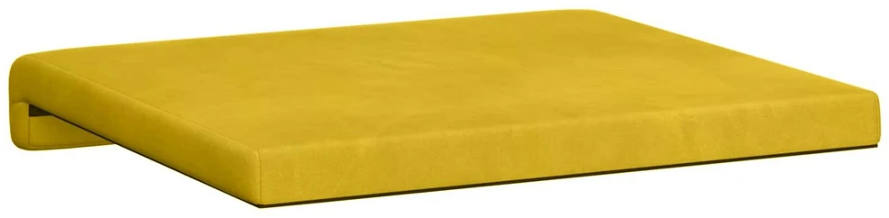 Suoliuko pagalvė 2 vnt. Aksomas Geltona Gylis 35 cm