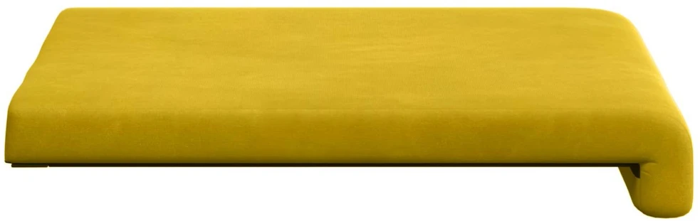 Suoliuko pagalvė 2 vnt. Aksomas Geltona Gylis 35 cm