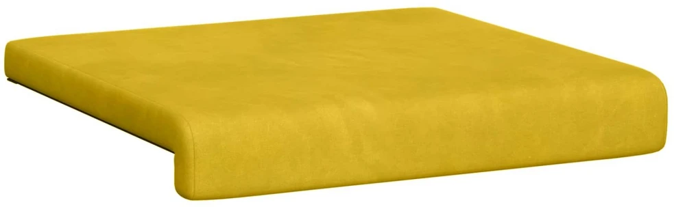 Suoliuko pagalvė 2 vnt. Aksomas Geltona Gylis 35 cm