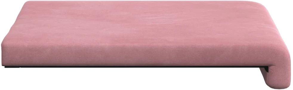 Suoliuko pagalvė 2 vnt. Aksomas Rožinė Gylis 35 cm