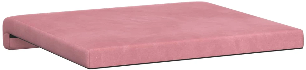 Suoliuko pagalvė 2 vnt. Aksomas Rožinė Gylis 35 cm
