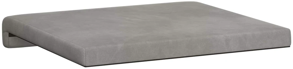 Suoliuko pagalvė 2 vnt. Aksomas Šviesiai pilka Gylis 35 cm