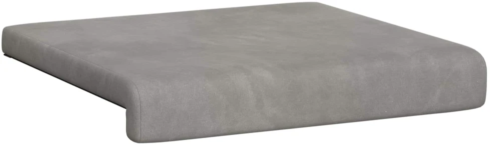 Suoliuko pagalvė 2 vnt. Aksomas Šviesiai pilka Gylis 35 cm