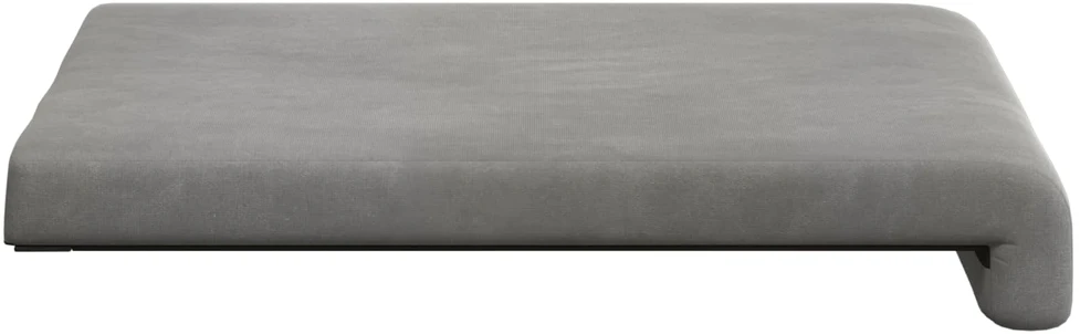 Suoliuko pagalvė 2 vnt. Aksomas Šviesiai pilka Gylis 35 cm